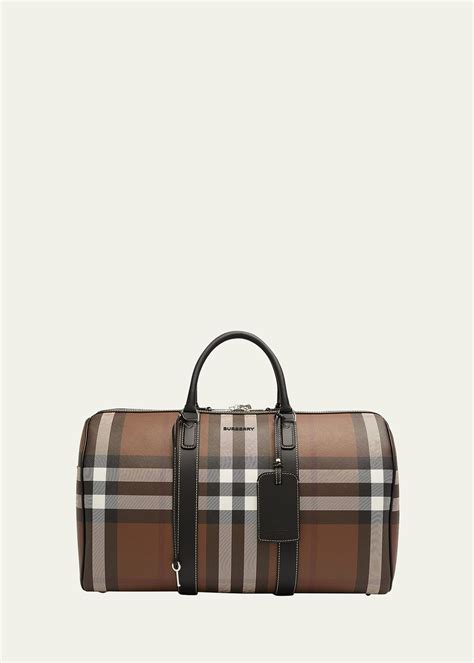 burberry duffle bag mens|Burberry check cason bum bag.